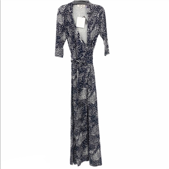 DVF Abigail RANAV Rain Navy sz10 - Picture 4 of 7